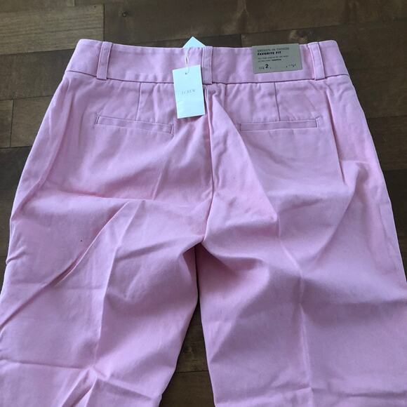NWT J.CREW Favorite Fit Broken -In pink CHINO size 2 - Picture 9 of 9